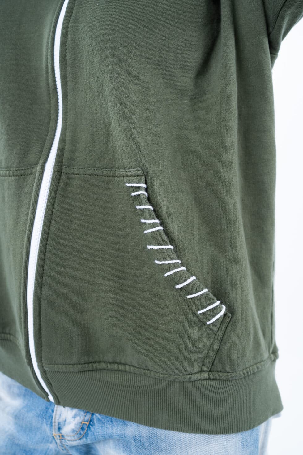 Ayios Hoodie Knitted Dark Green