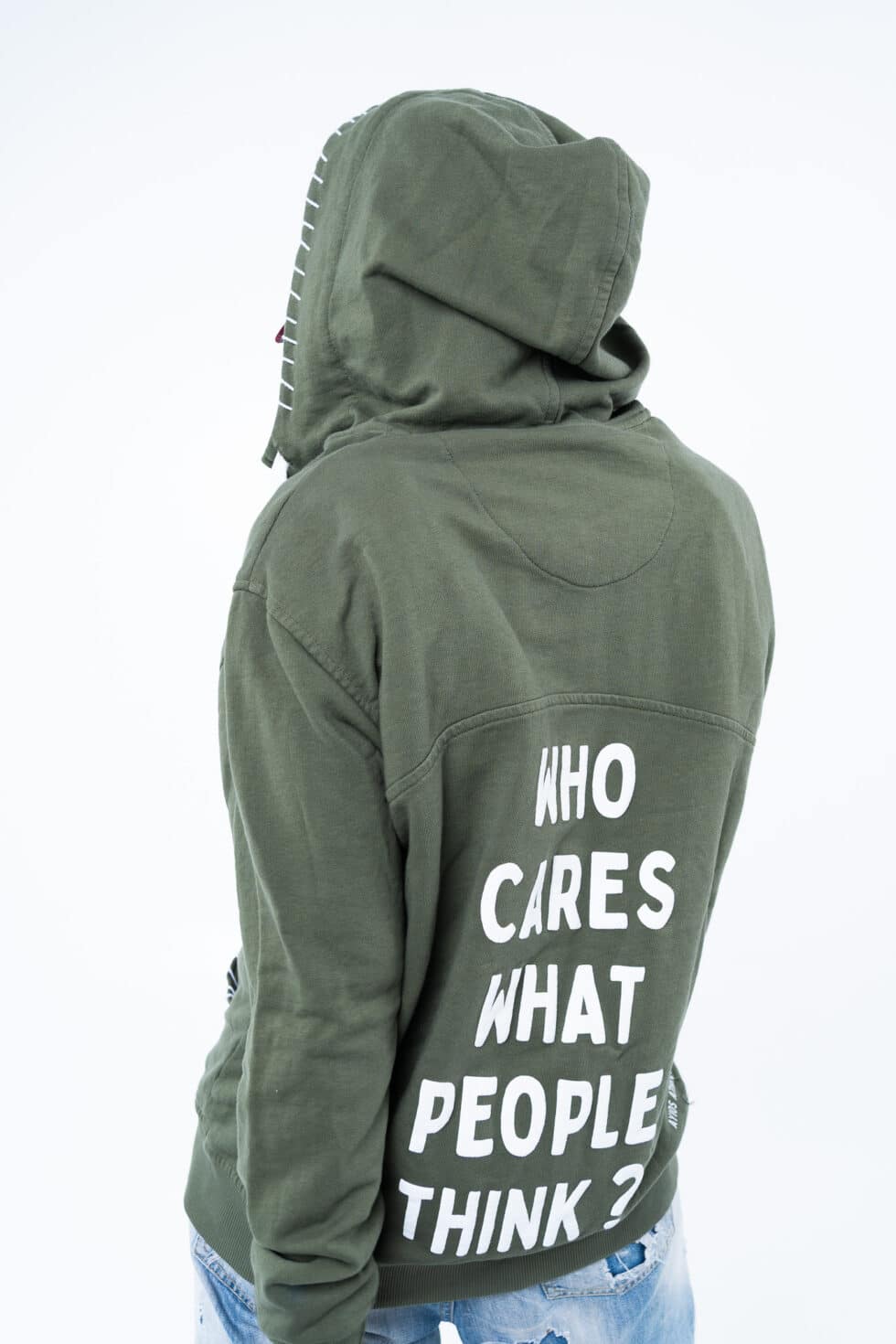 Ayios Hoodie Knitted Dark Green