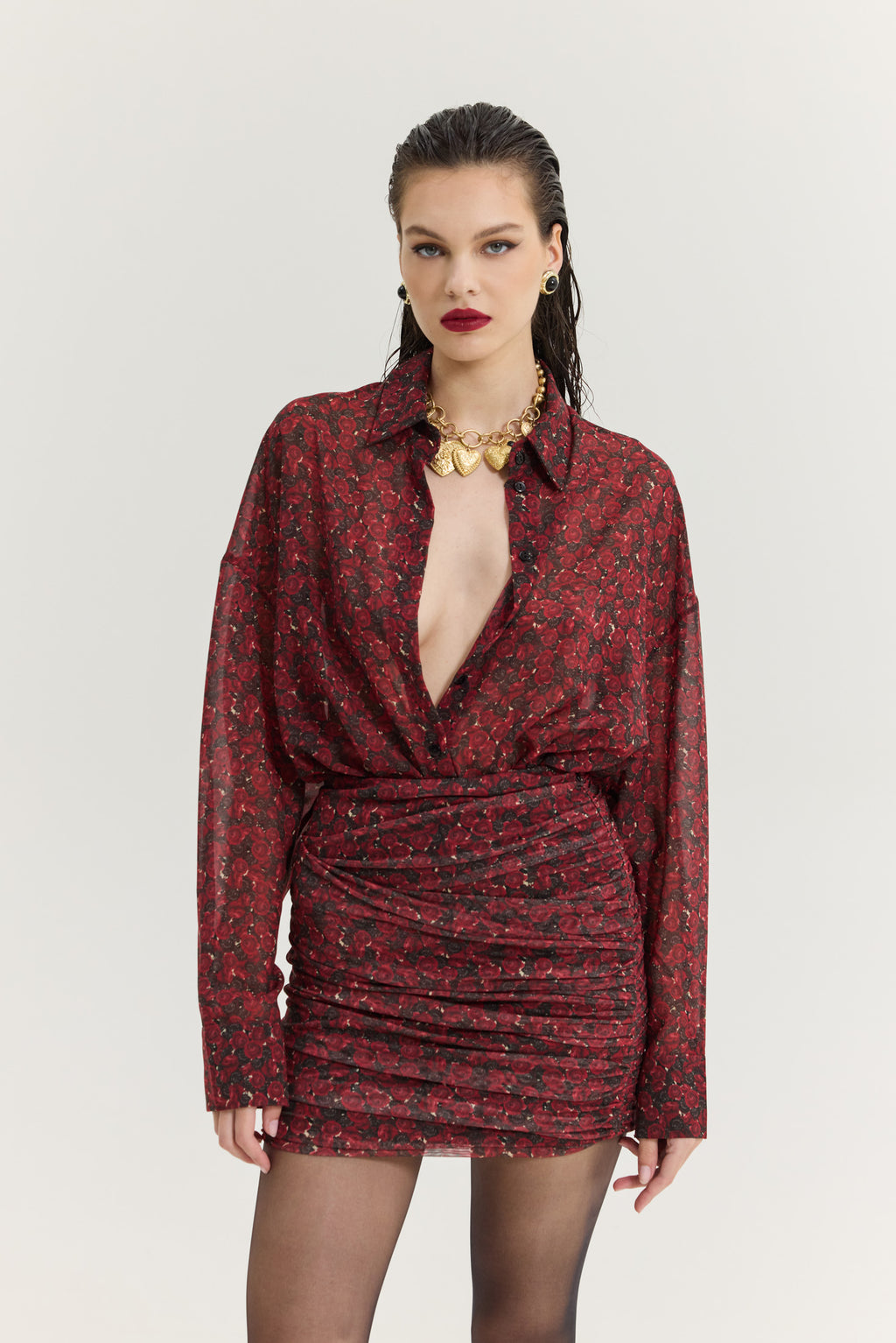 Hemithea Aperol Φούστα (Κόκκινο)