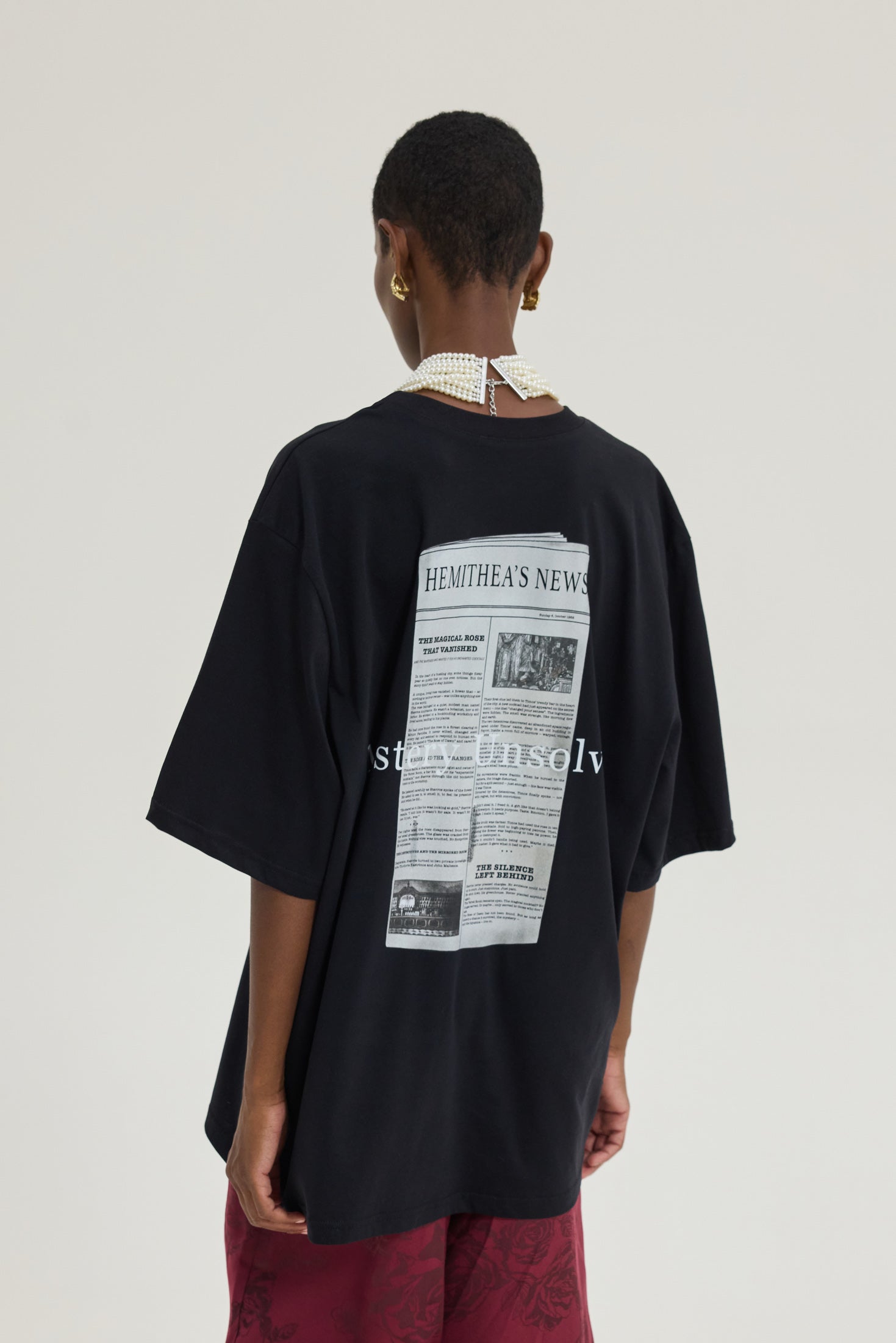 Hemithea Cheetah T-Shirt Μαύρο (Hemithea News)