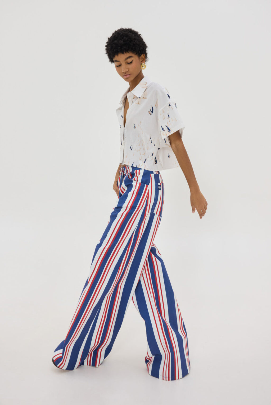 Hemithea Salem Denim Παντελόνι (Nautica Stripes)