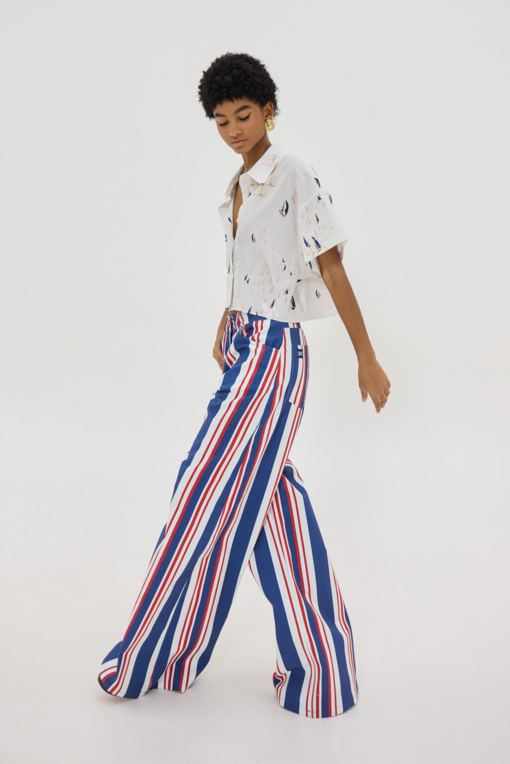 Hemithea Salem Denim Παντελόνι (Nautica Stripes)