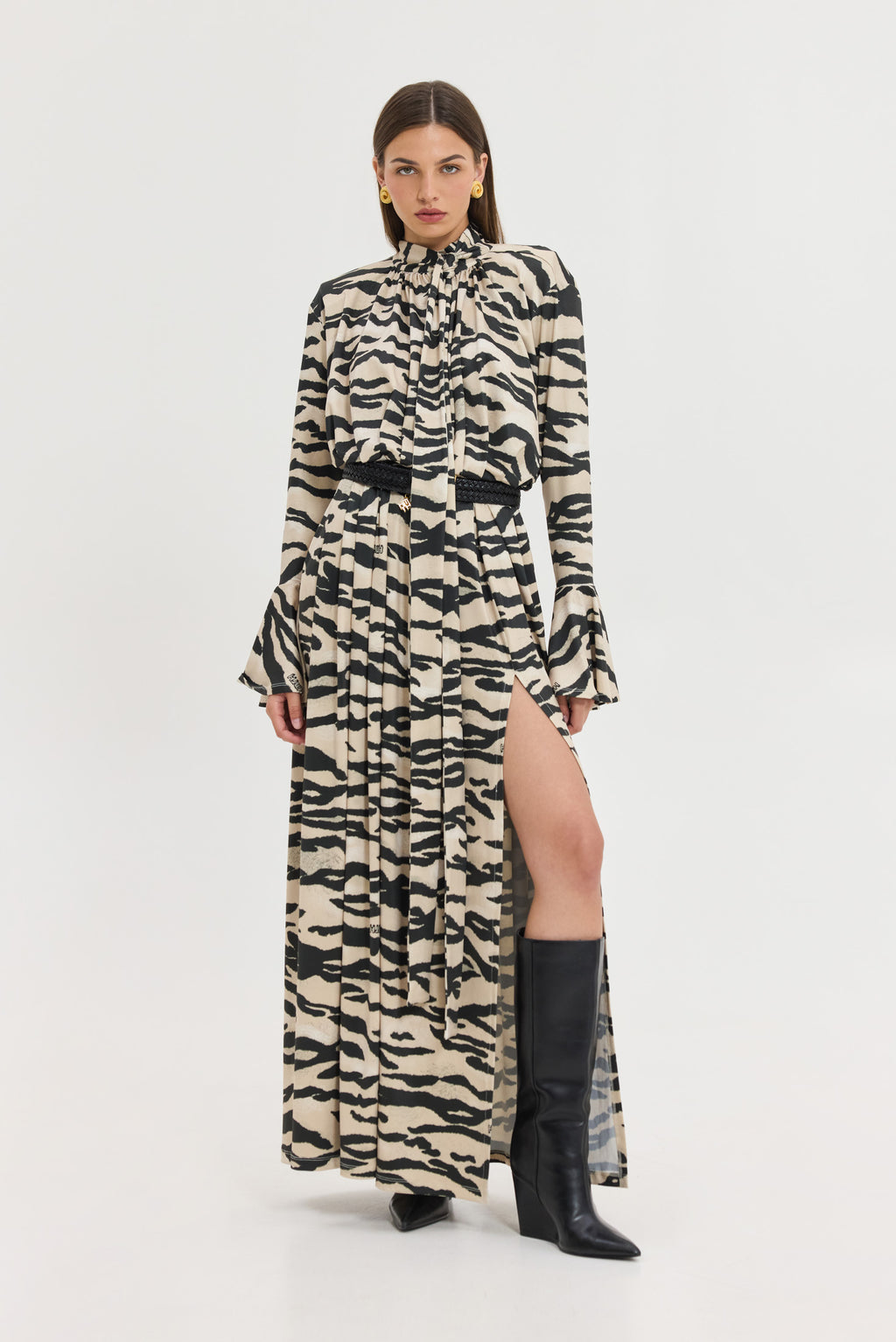 Hemithea Peony Dress Φόρεμα (Zebra Beige)