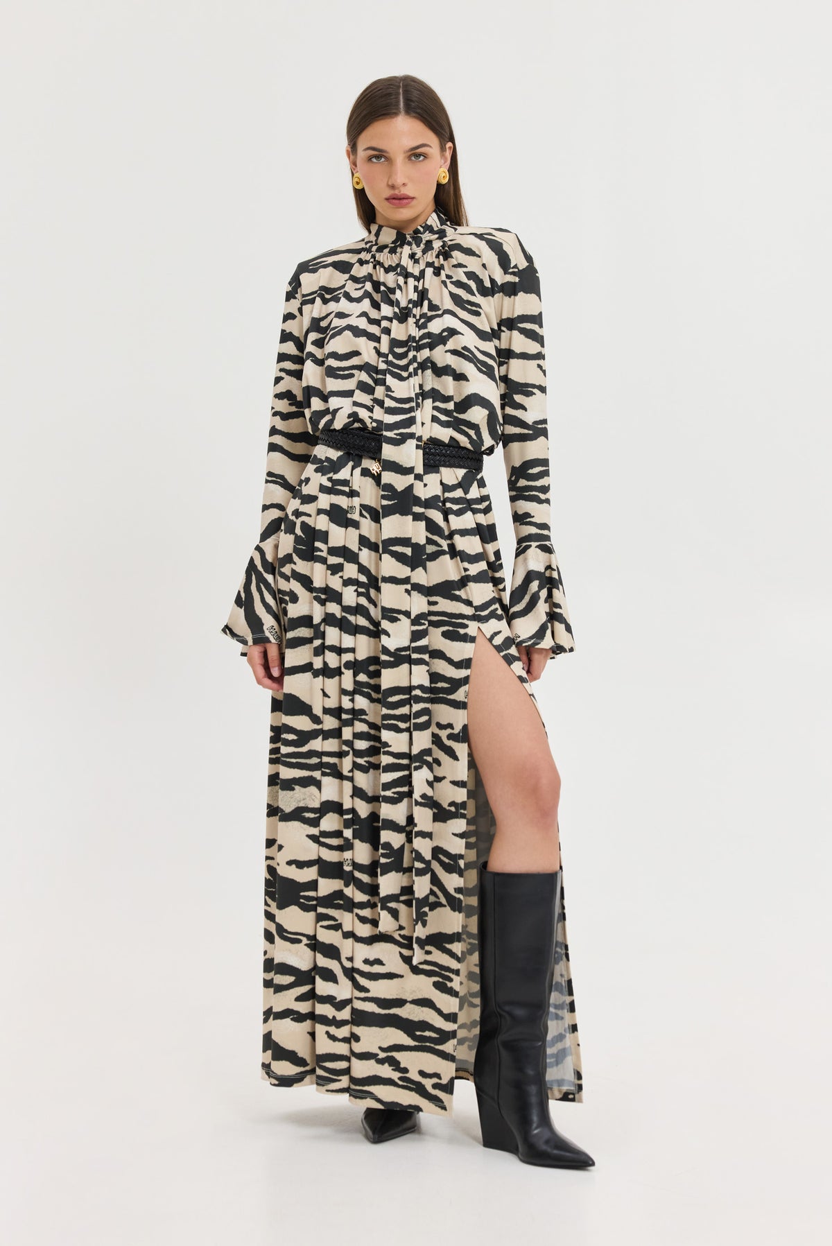 Hemithea Peony Dress Φόρεμα (Zebra Beige)