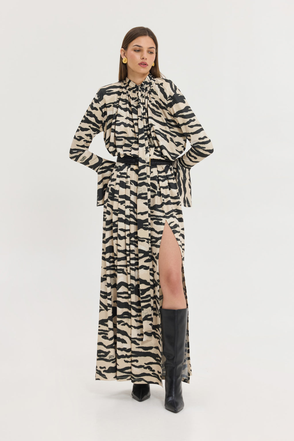 Hemithea Peony Dress Φόρεμα (Zebra Beige)