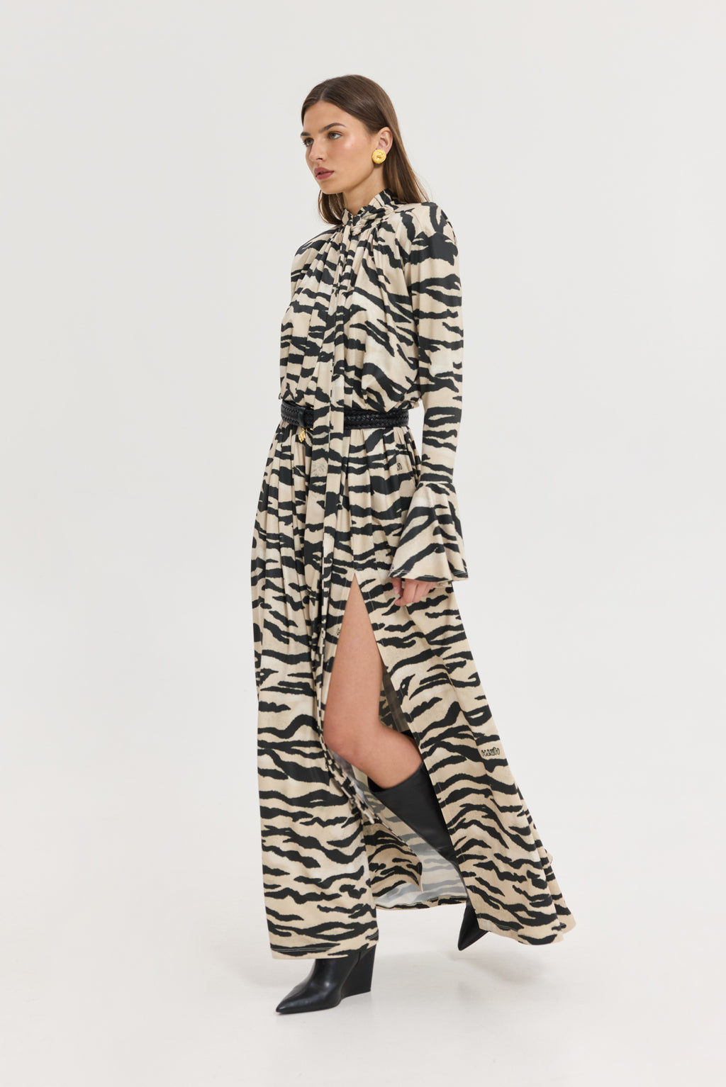 Hemithea Peony Dress Φόρεμα (Zebra Beige)