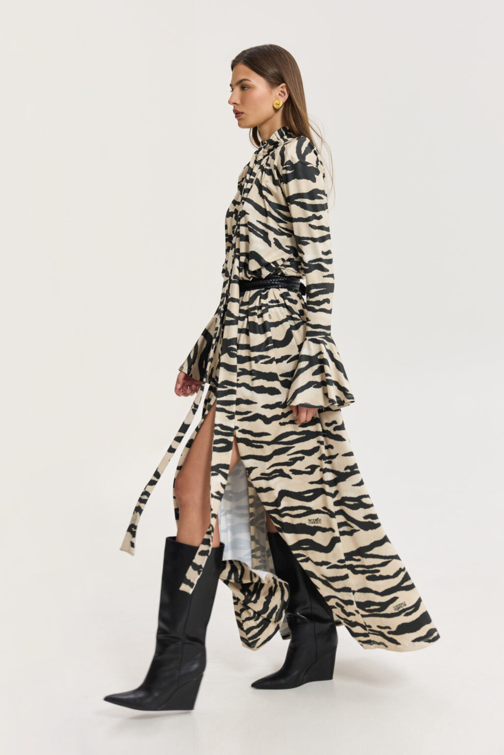Hemithea Peony Dress Φόρεμα (Zebra Beige)
