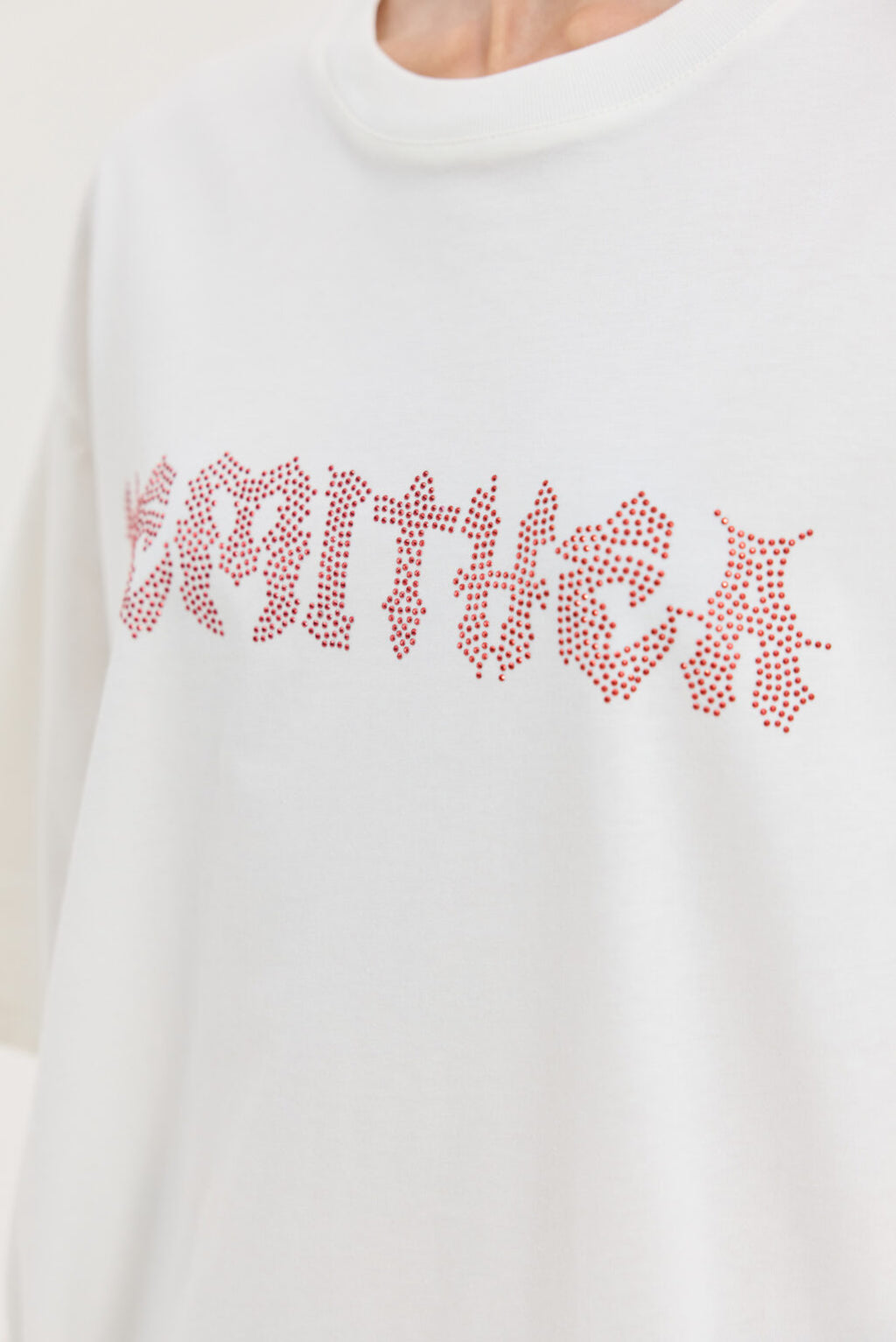 Hemithea Cheetah Off White T-Shirt (Metal Vibes)