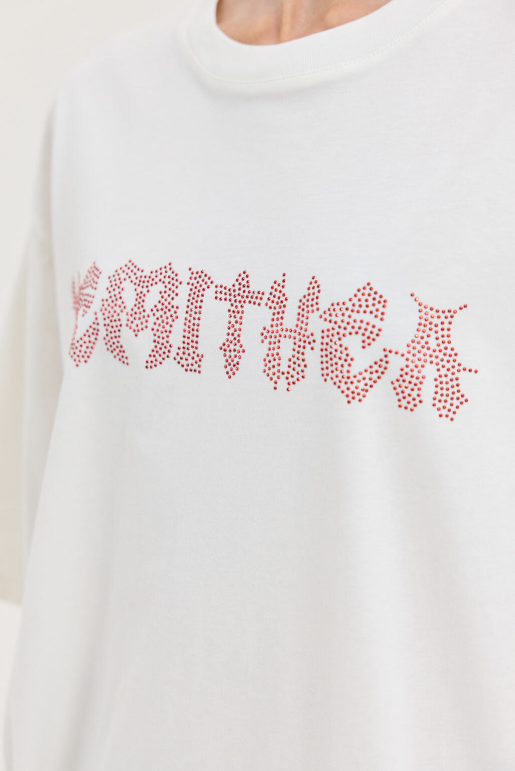 Hemithea Cheetah Off White T-Shirt (Metal Vibes)