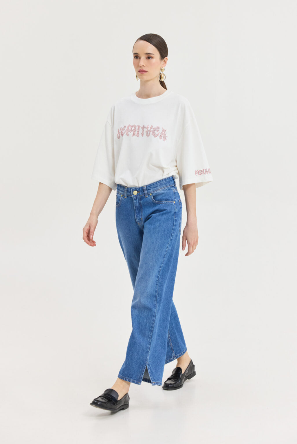 Hemithea Cheetah Off White T-Shirt (Metal Vibes)