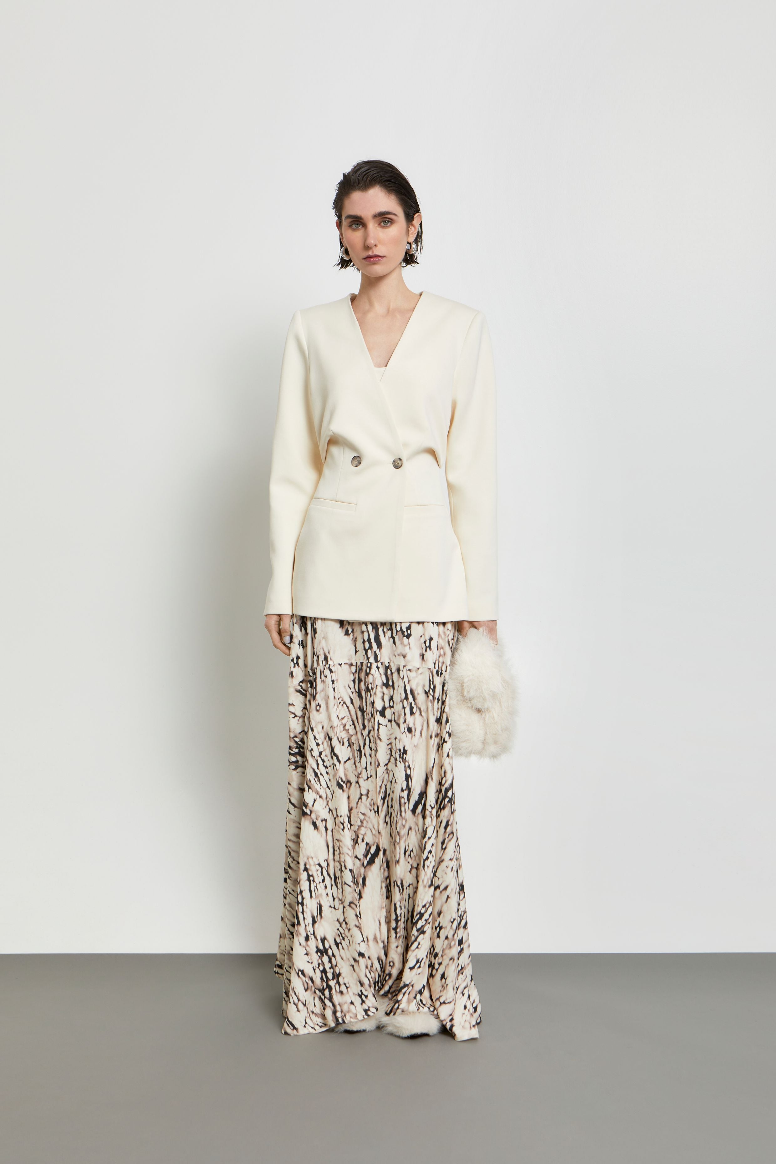 Ioanna Kourbela "Sartorial Tenderness" Fitted Blazer