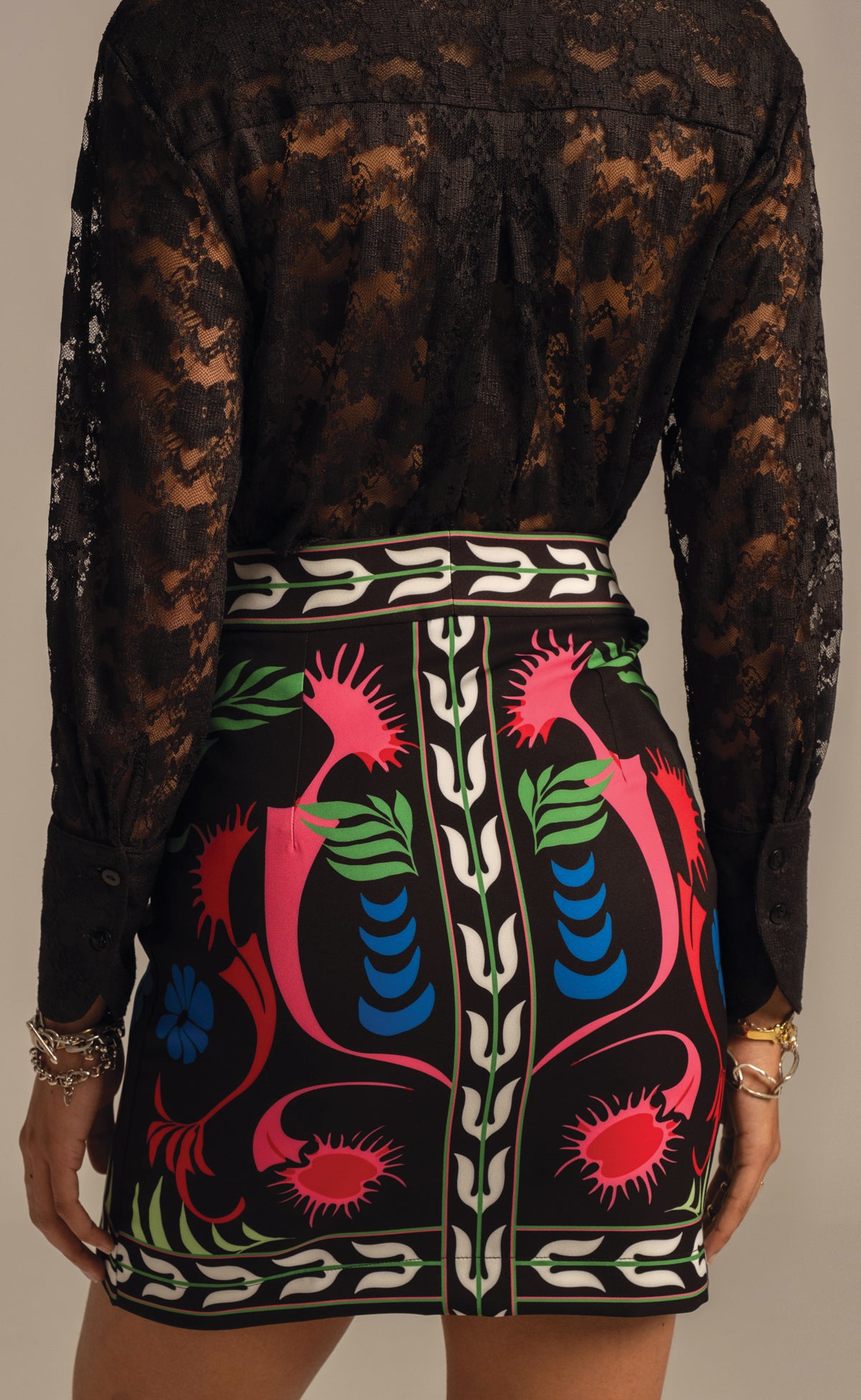 Peace And Chaos Narcissus Μini Φούστα