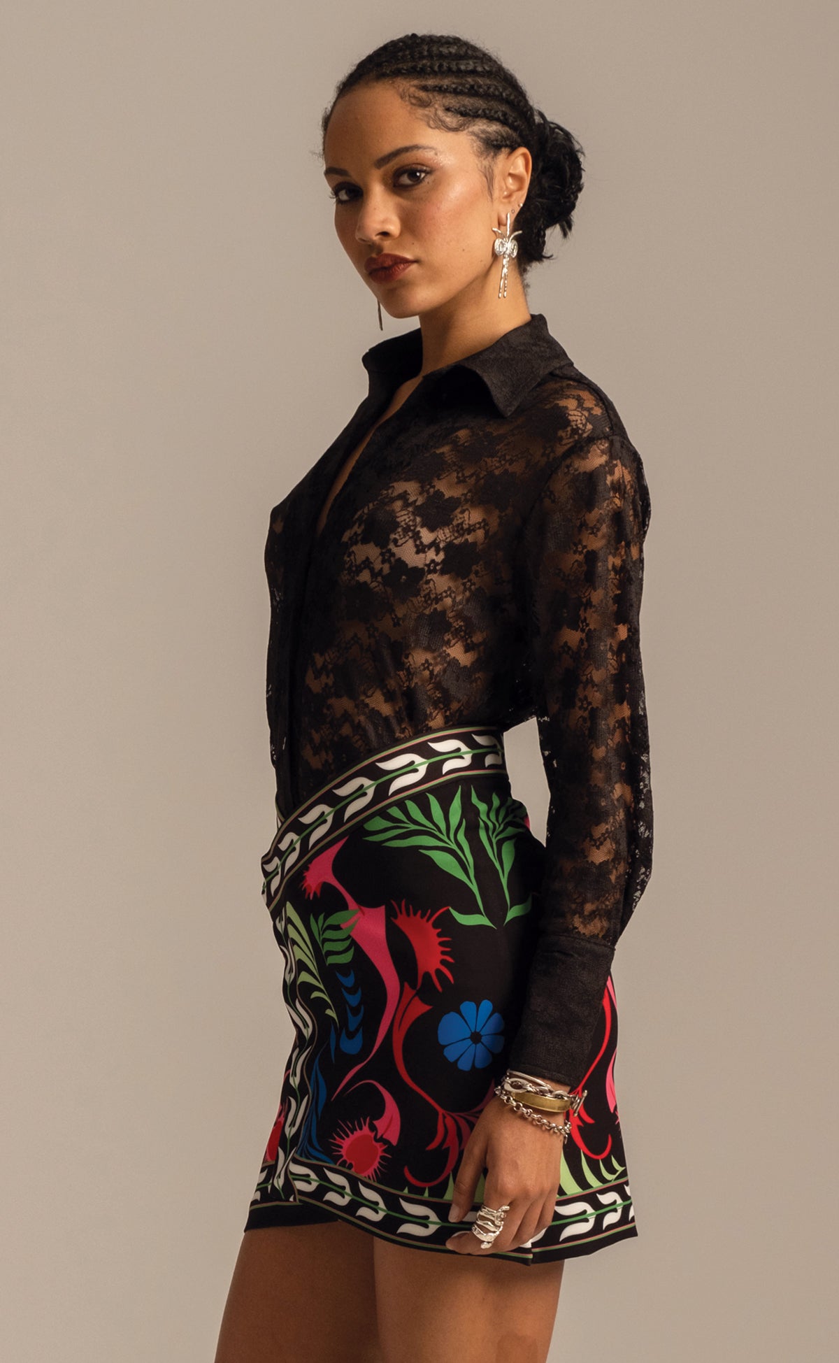 Peace And Chaos Narcissus Μini Φούστα