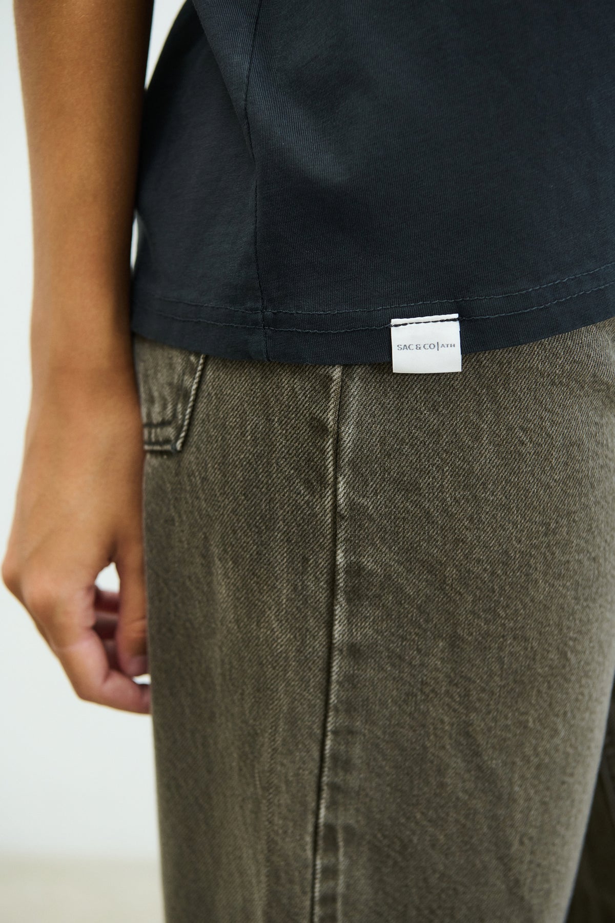 Sac & Co Celeste T-Shirt (Μαύρο)