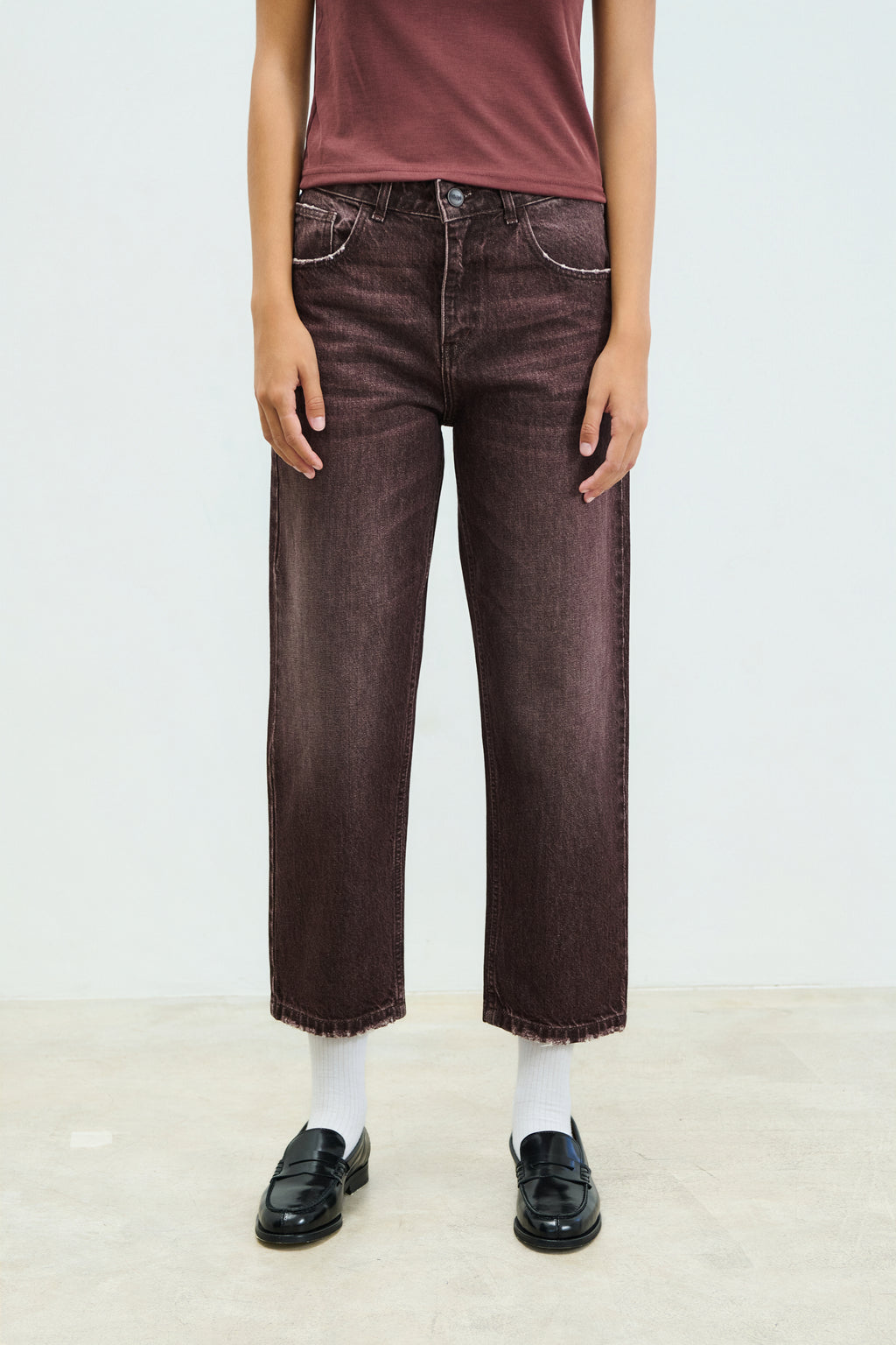 Sac & Co Joyce Tailored Straight (Chestnut)