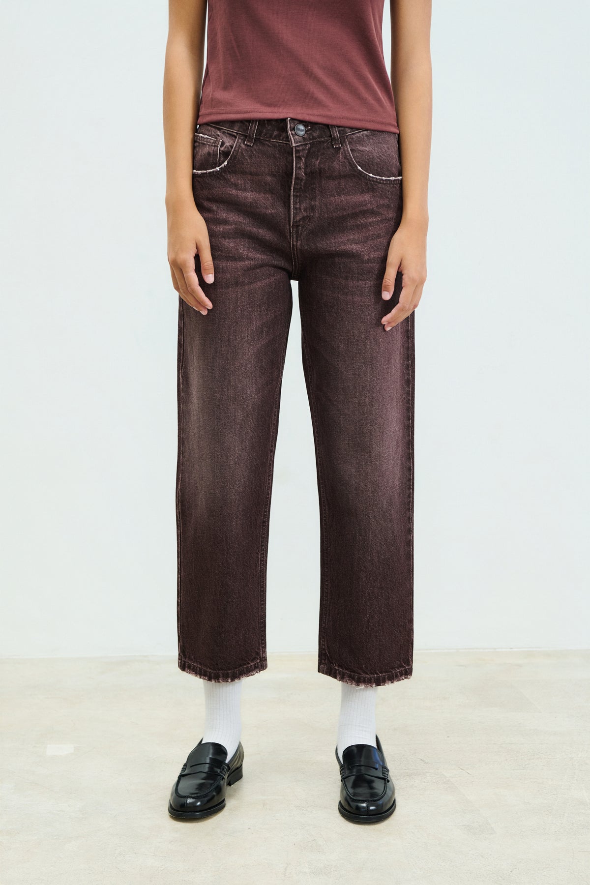 Sac & Co Joyce Tailored Straight (Chestnut)