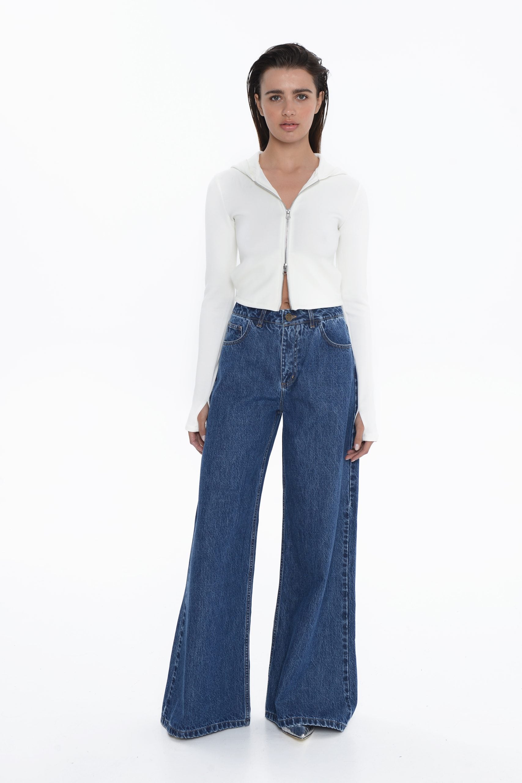 Sac & Co Jennifer Mid Blue Pants