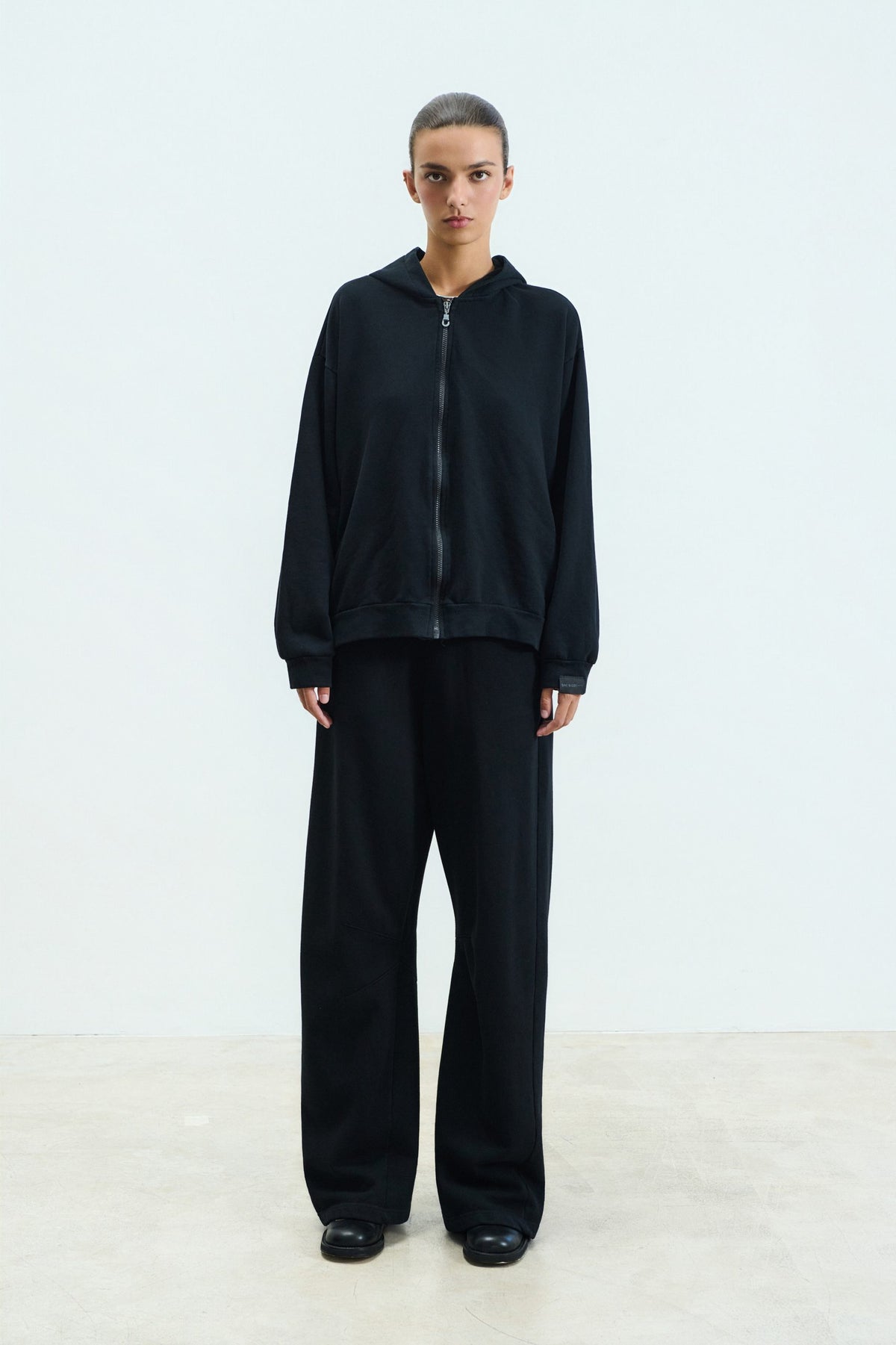 Sac & Co Stella Black Zip Hoodie