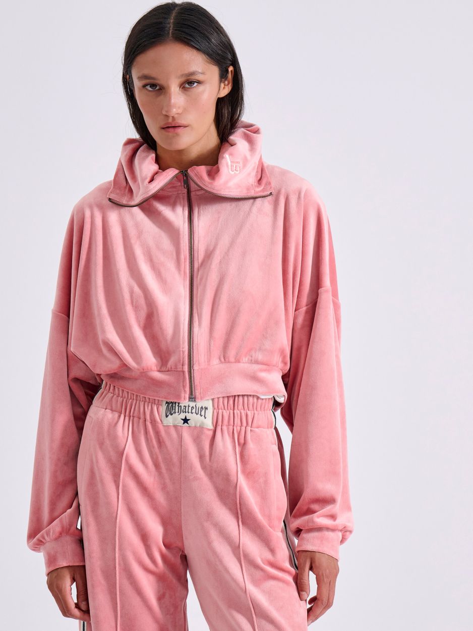 LIBELLOULA - Ροζ Βελούδινη Ζακέτα PHYLLIS