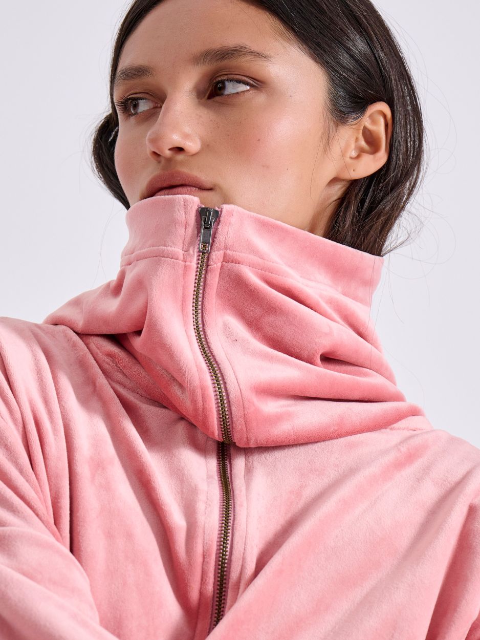 LIBELLOULA - Ροζ Βελούδινη Ζακέτα PHYLLIS