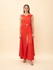 Picture of We_Are  - Set Crossover Satin Tunic with Pants