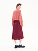 Picture of Ioanna Kourbela Midi Skirt with Waistband – Burst of Colour ( Bordeaux-Black)