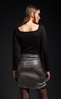Picture of Peace And Chaos Moonstone Mini Skirt - Silver