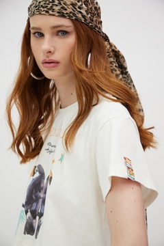 Picture of Hemithea Nala Top White (Tucan’s Coffee)