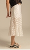 Picture of Peace And Chaos Lace Flower Maxi Skirt (White/Black)