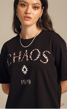 Εικόνα της Peace And Chaos  Menagerie T-Shirt (Μαύρο)