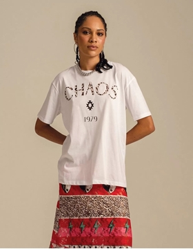 Εικόνα της Peace And Chaos  Menagerie T-Shirt (Άσπρο)