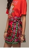 Picture of Peace And Chaos  Rapture  Wrap Mini Skirt 