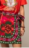Picture of Peace And Chaos  Rapture  Wrap Mini Skirt 