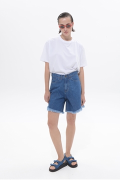 Εικόνα της Sac & Co Domna  Denim Σορτς (Μπλε)