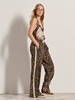 Picture of LIBELLOULA - Leopard sweatpants with side stripes and decorated waistband ZOLA