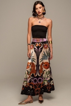 Picture of Peace And Chaos Ancestress Long Skirt - Jacquard