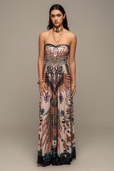 Picture of Peace And Chaos Prosperity Strapless Φόρεμα