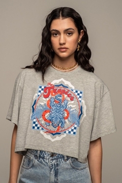 Εικόνα της Peace And Chaos Voyage Crop T-Shirt