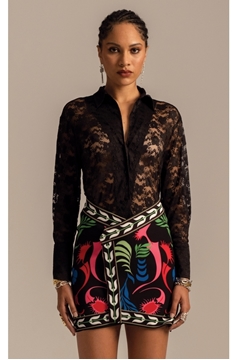 Picture of Peace And Chaos NARCISSUS MINI SKIRT