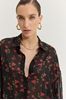Picture of Hemithea Heather Shirt (Hidden Rose Black) 