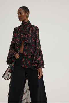 Picture of Hemithea  Long Island Top (Black)