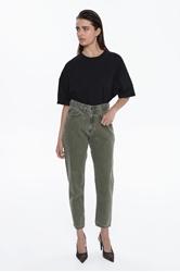 Εικόνα της Sac & Co  Lima Slouchy Denim (Χακί)