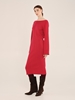 Picture of Ioanna Kourbela Knit Longsleeve Midi Dress With Front Nervure