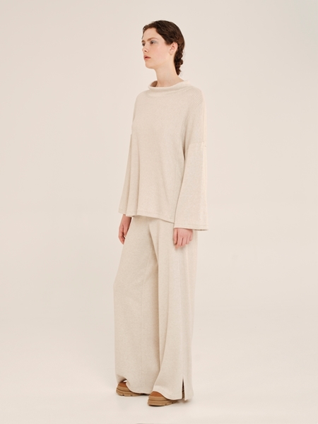 Picture of Ioanna Kourbela Trousers with Side Rib Panels – Softwear