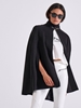 Picture of LIBELLOULA - Black statement cape CROFT