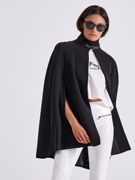 Picture of LIBELLOULA - Black statement cape CROFT
