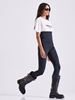 Picture of LIBELLOULA -  Black high waisted scuba shaper legging HEATHER