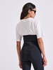 Picture of LIBELLOULA -  Black high waisted scuba shaper legging HEATHER