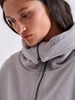 Picture of LIBELLOULA -  Grey sweatshirt with metal zipper MILLER