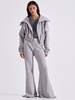 Picture of LIBELLOULA -  Grey sweatshirt with metal zipper MILLER
